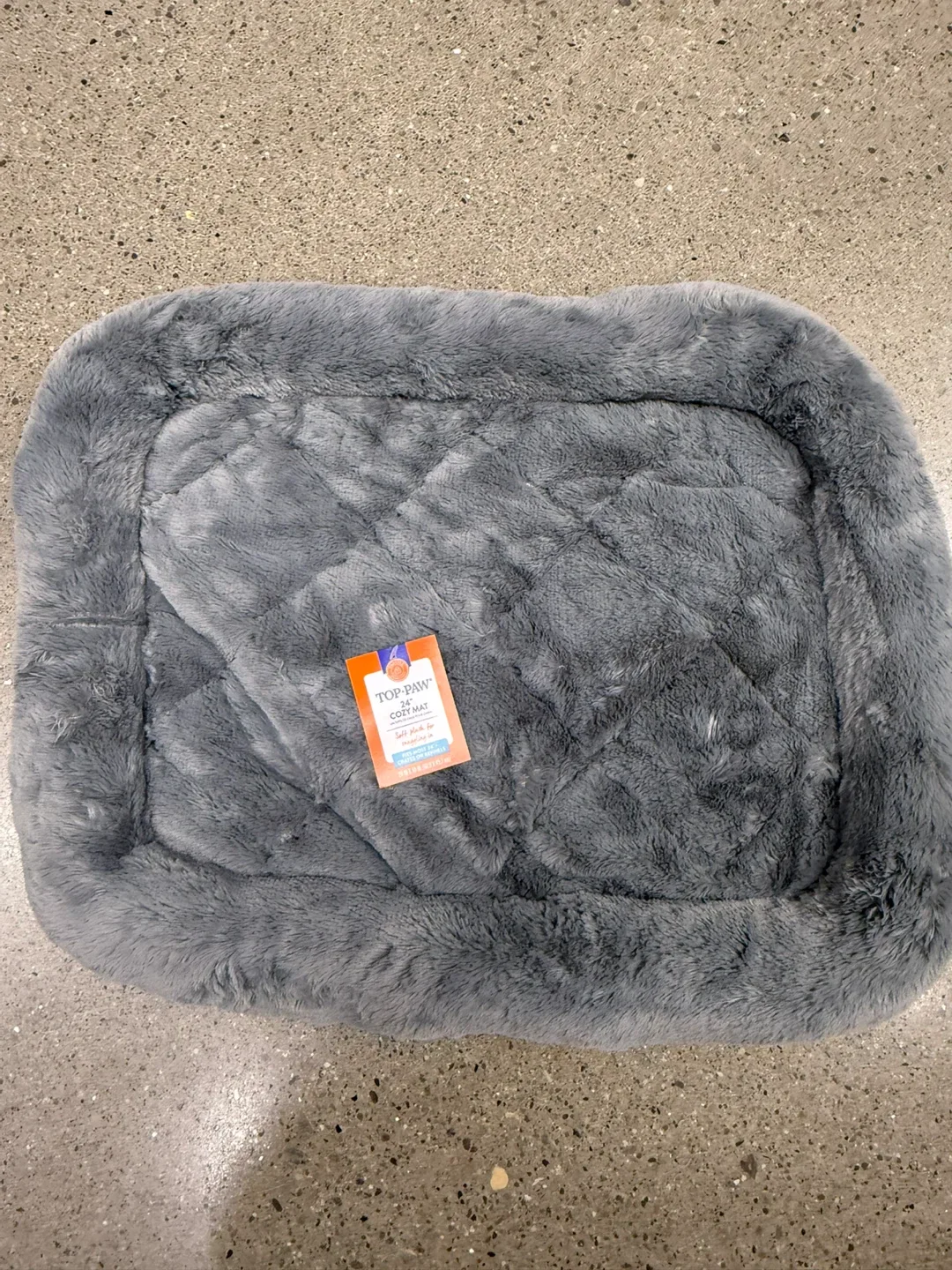 Top Paw Grey Cozy Pet Mat image indicator(2)