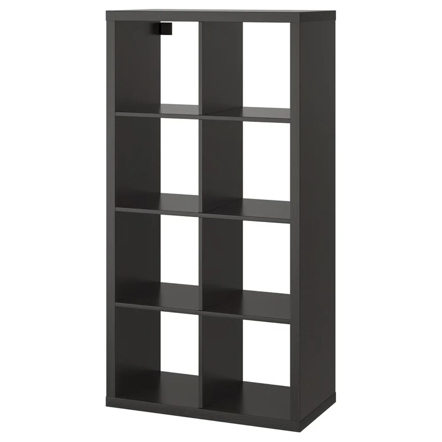 IKEA KALLAX Shelf Unit - Black-Brown + free scented candles thumbnail