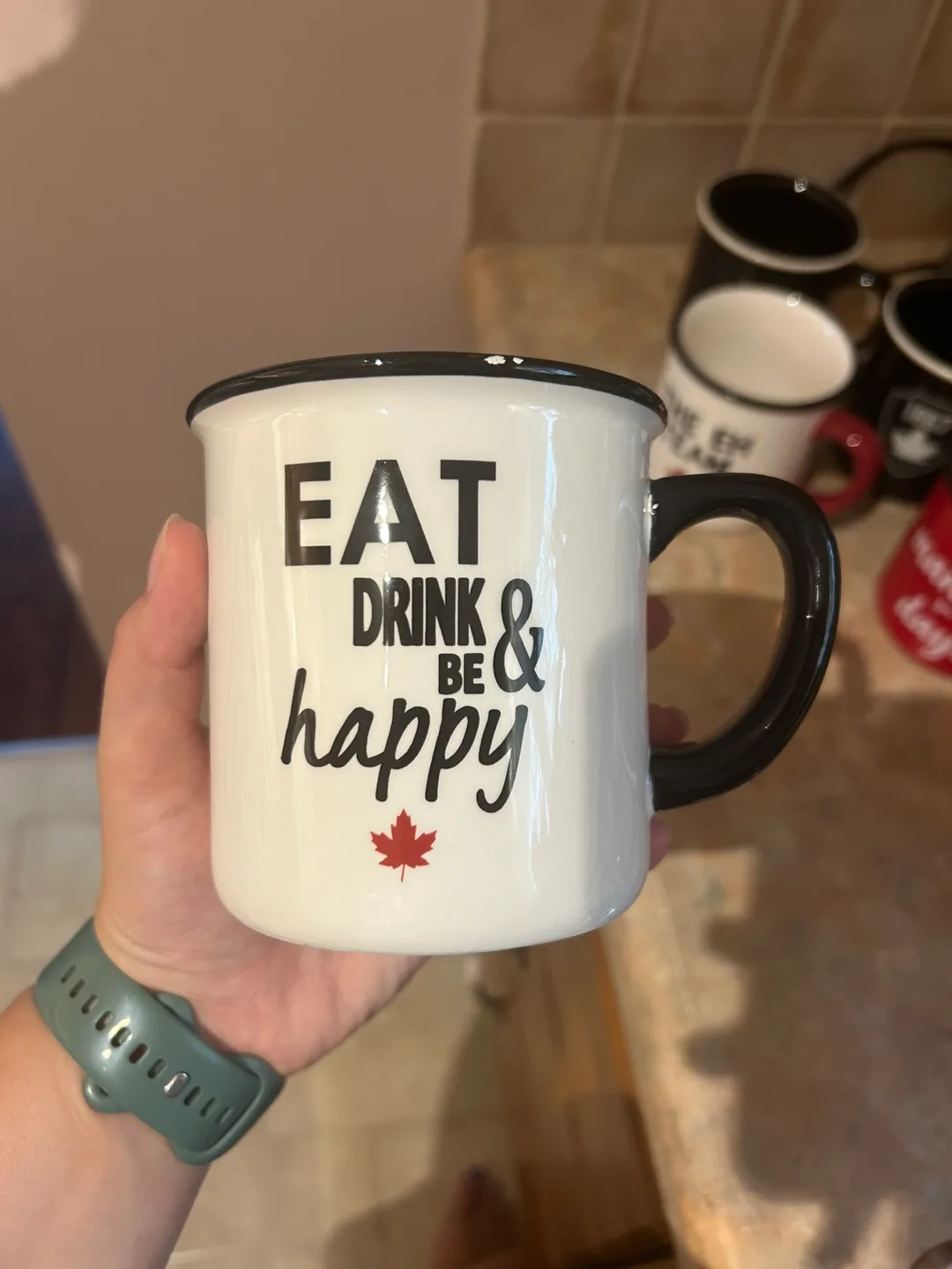 Set of 3 Canadian Theme Mugs image indicator(2)