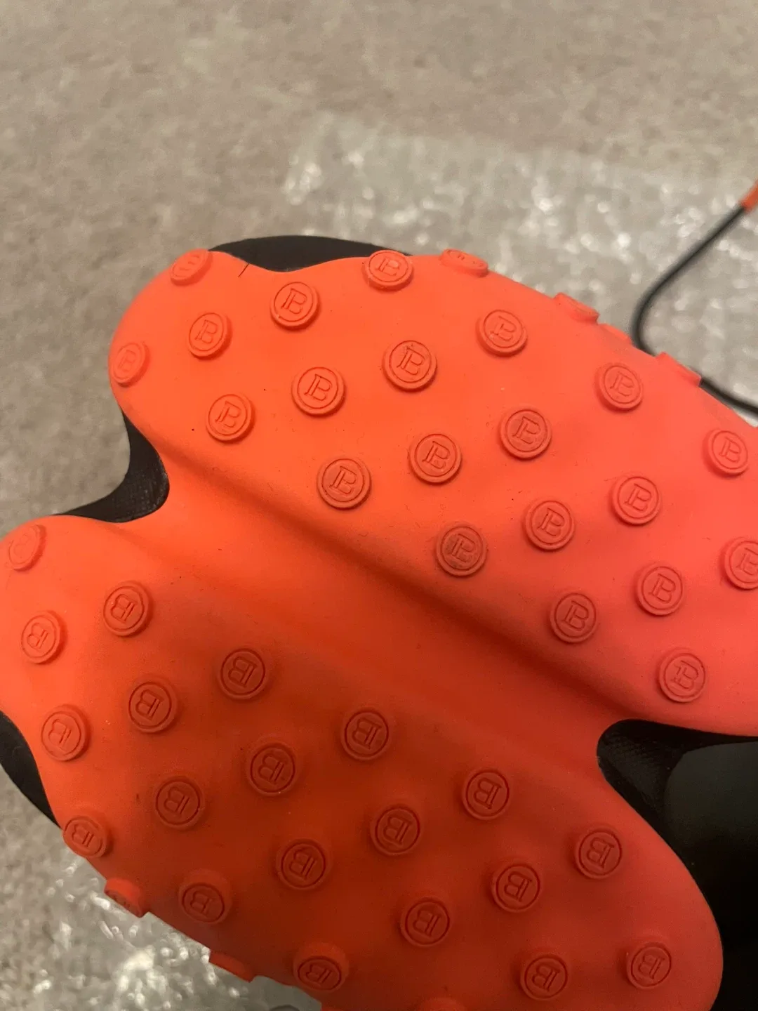 Balmain Paris Black & Orange Sneakers image indicator(8)