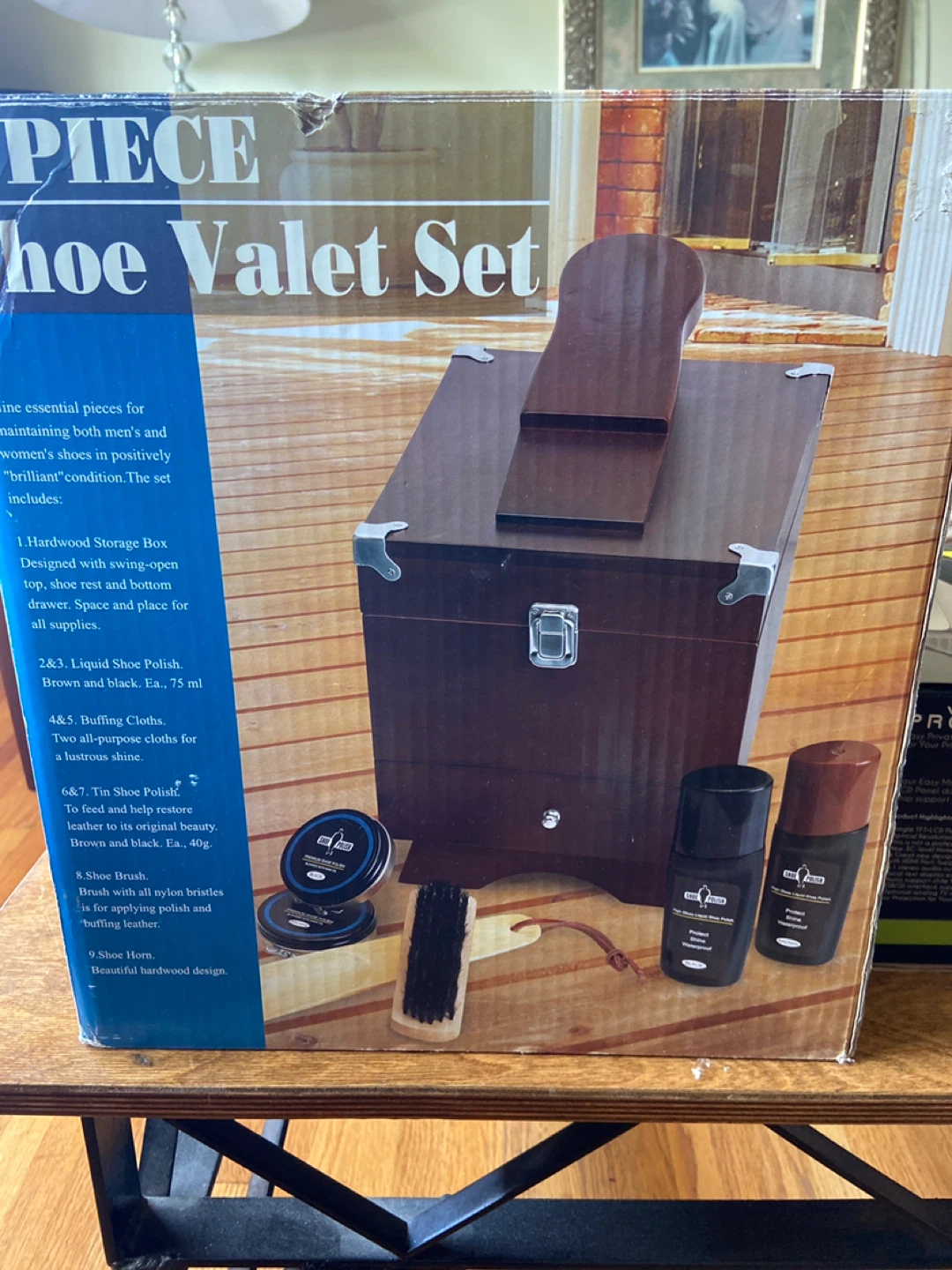 9 Piece Shoe Valet Set