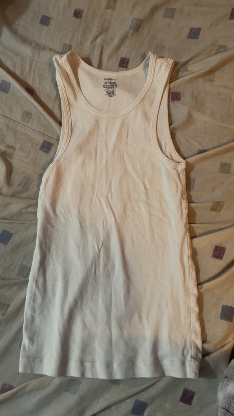 George White Tank Top - Size L thumbnail