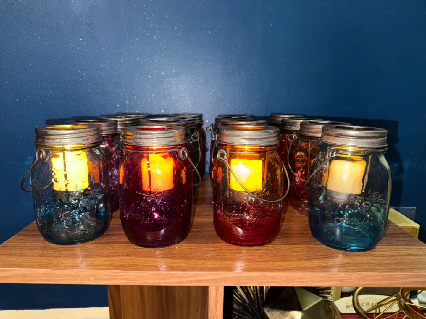 Mason Jar Candle Holders (16 Available) thumbnail