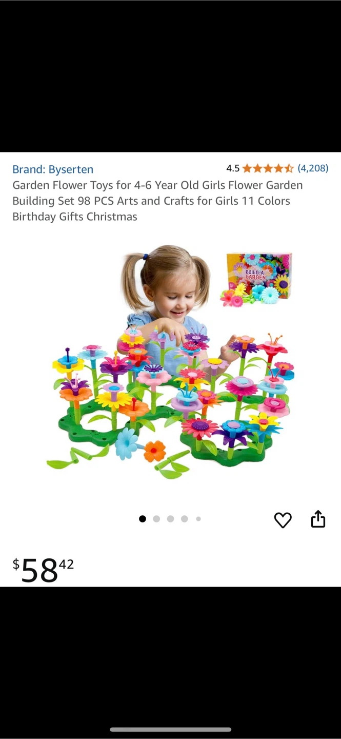Garden Flower Building Set - 133 PCS