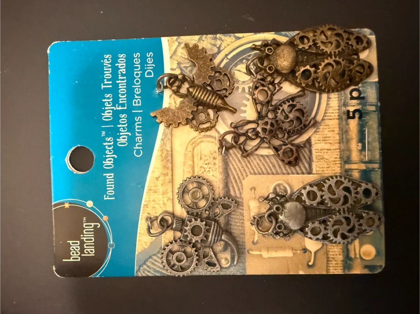Bead Landing Found Objects Charms - Steampunk Style thumbnail