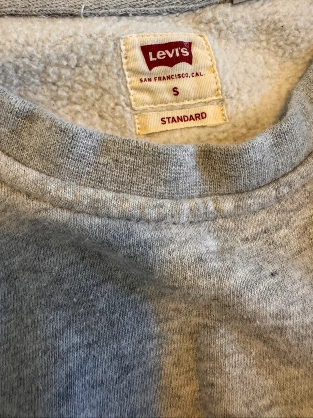 Levi's Grey Crewneck Sweatshirt - Size Small image indicator(3)