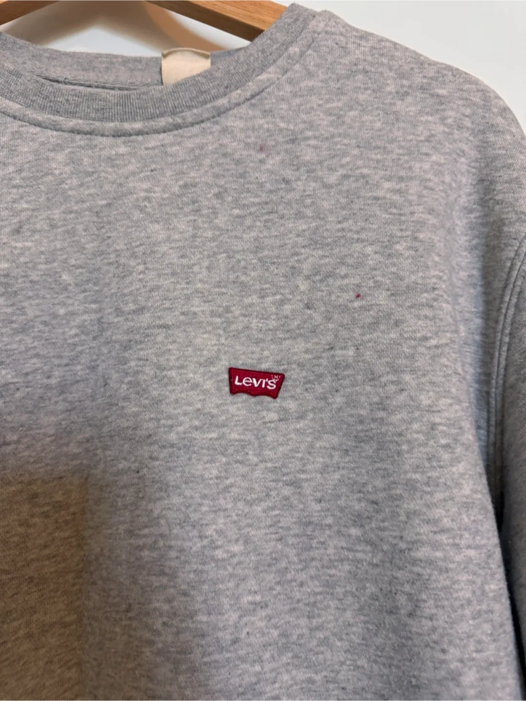 Levi's Grey Crewneck Sweatshirt - Size Small image indicator(2)