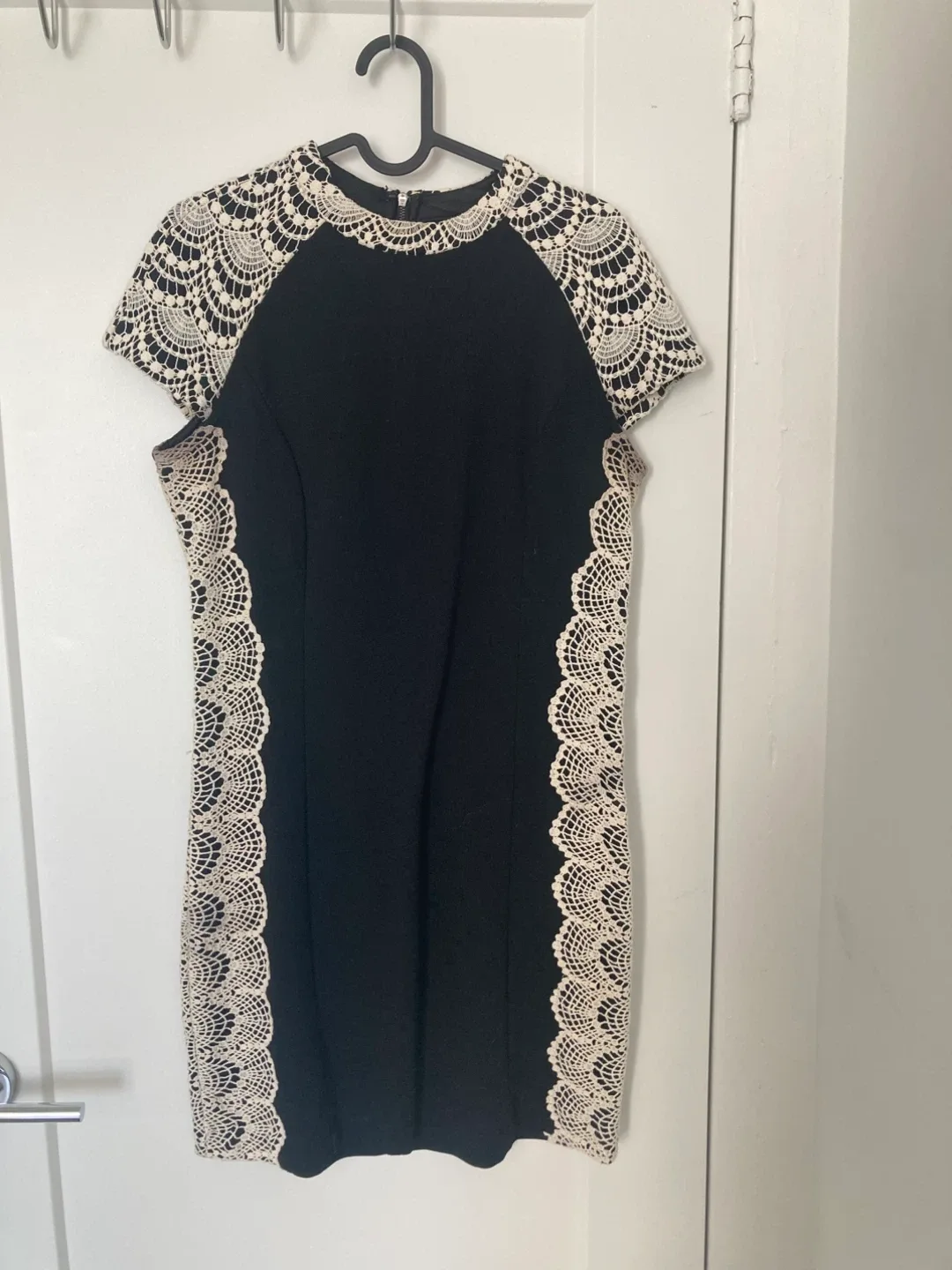 Black Dress with Lace Trim thumbnail