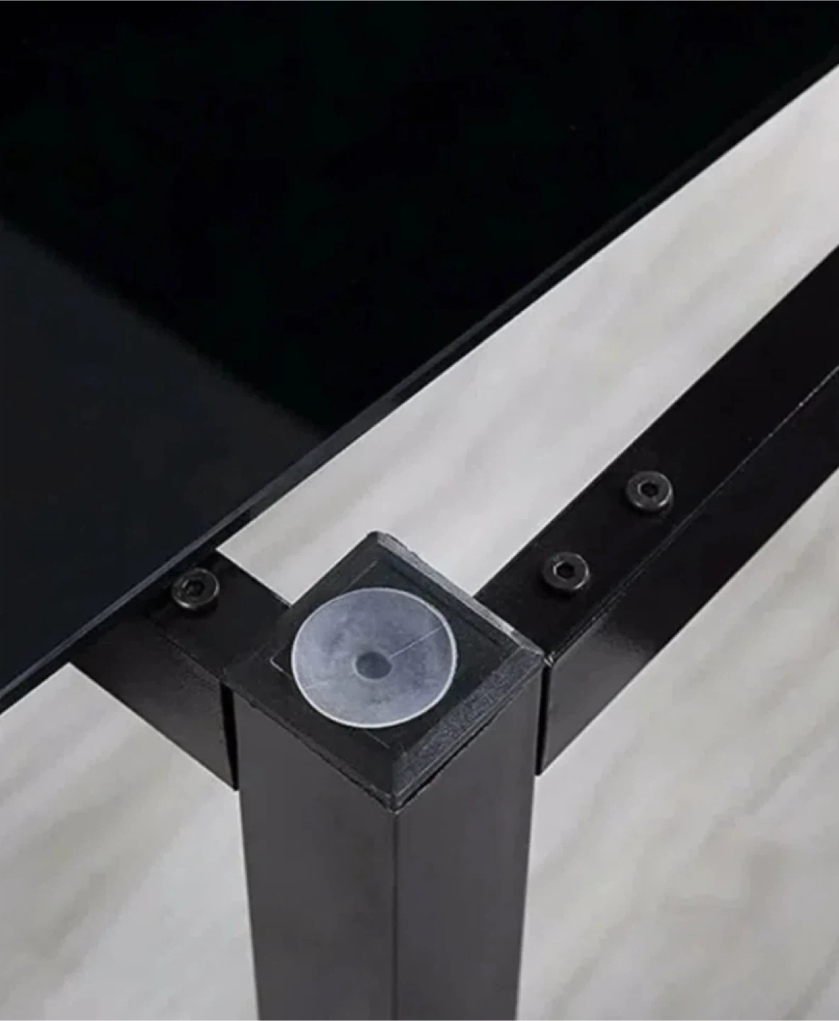Black Glass Top Dining Table - photo 4
