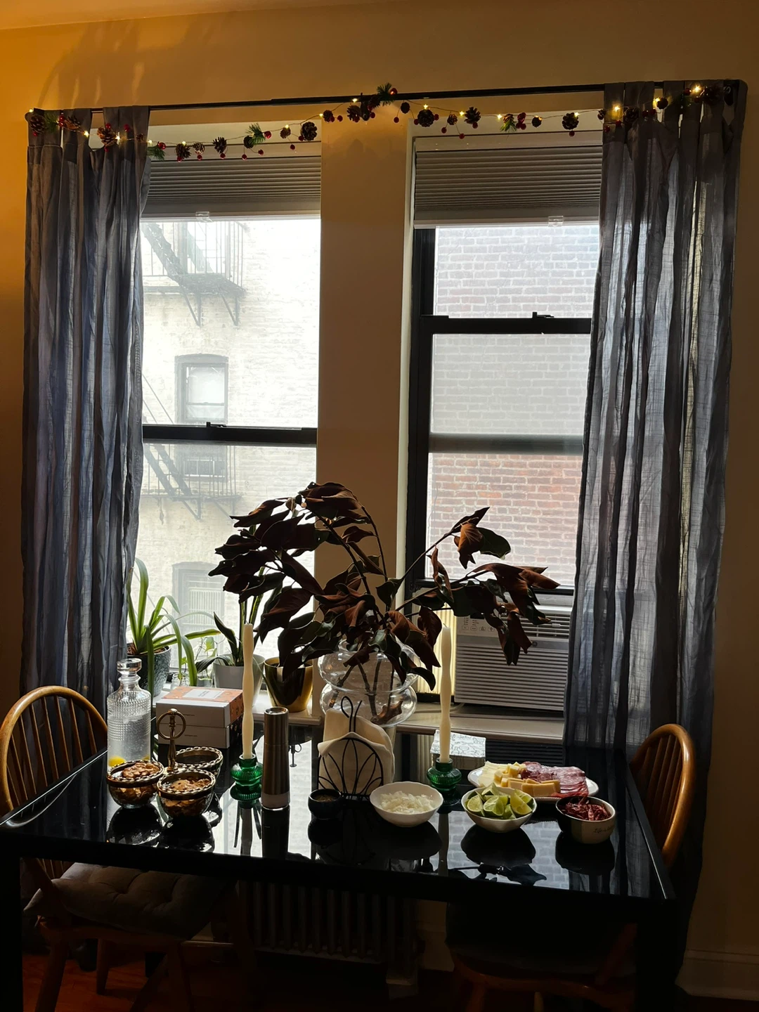 Black Glass Top Dining Table - photo 5