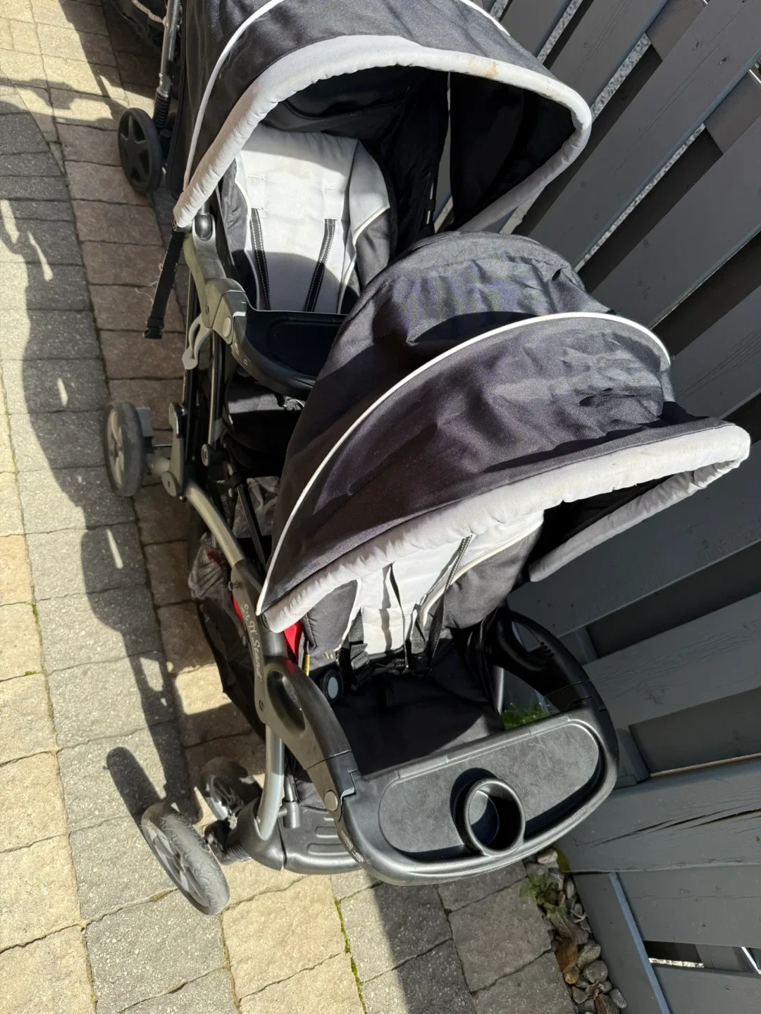 Graco DuoGlider Double Stroller - Black thumbnail