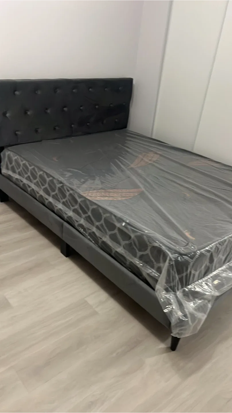 Almost New Mattress and Bed Frame image indicator(2)