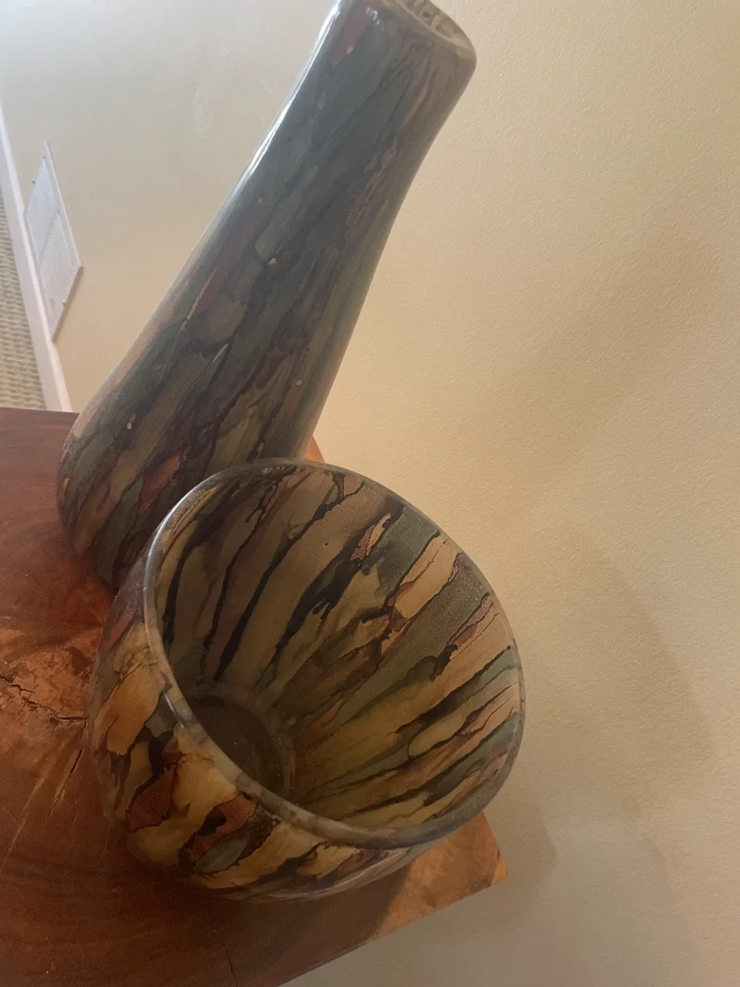 Decorative Vase and Bowl Set image indicator(2)