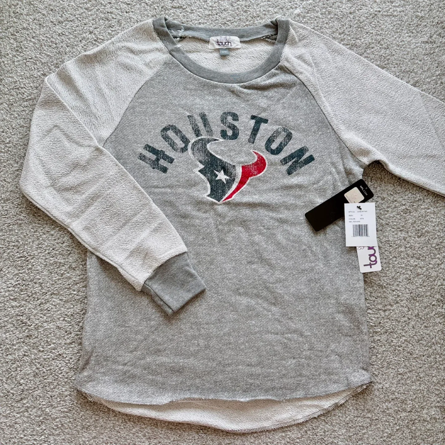 New NFL Football Team Women’s French Terry Raglan Sweatshirts image indicator(3)