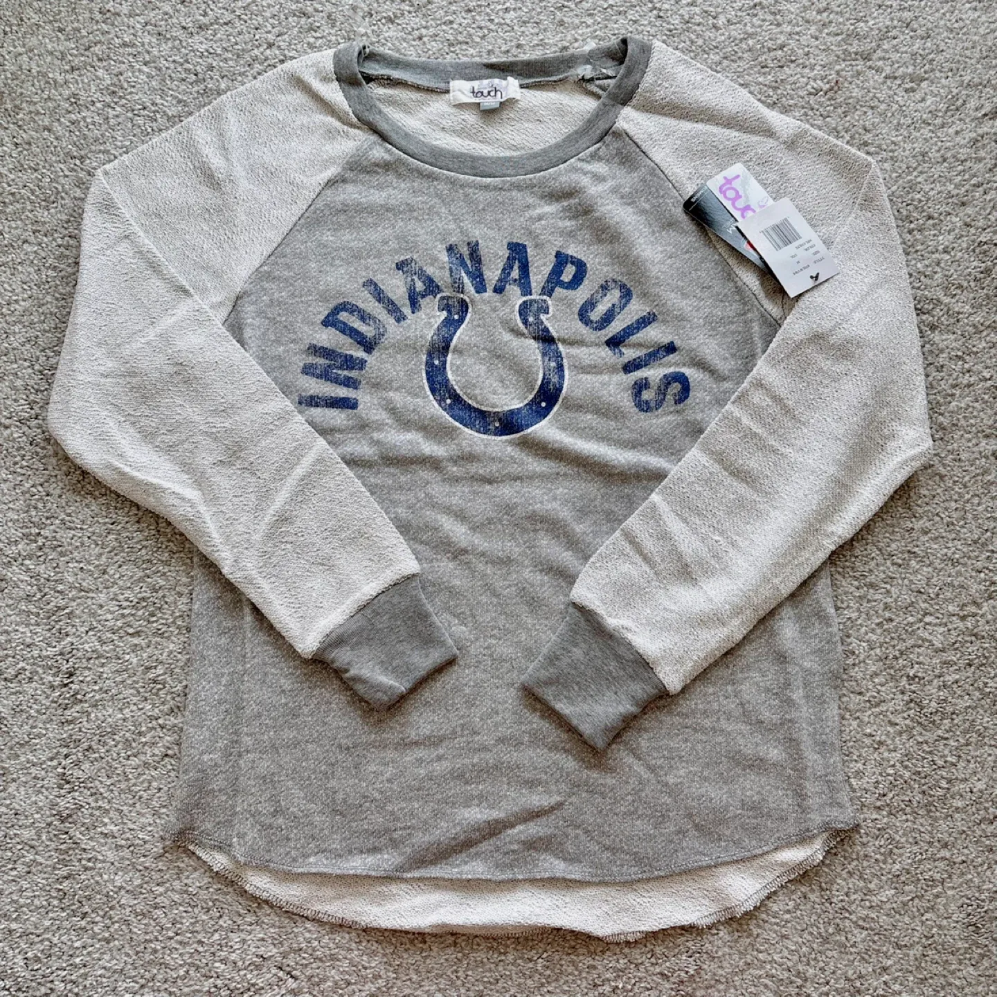New NFL Football Team Women’s French Terry Raglan Sweatshirts image indicator(5)