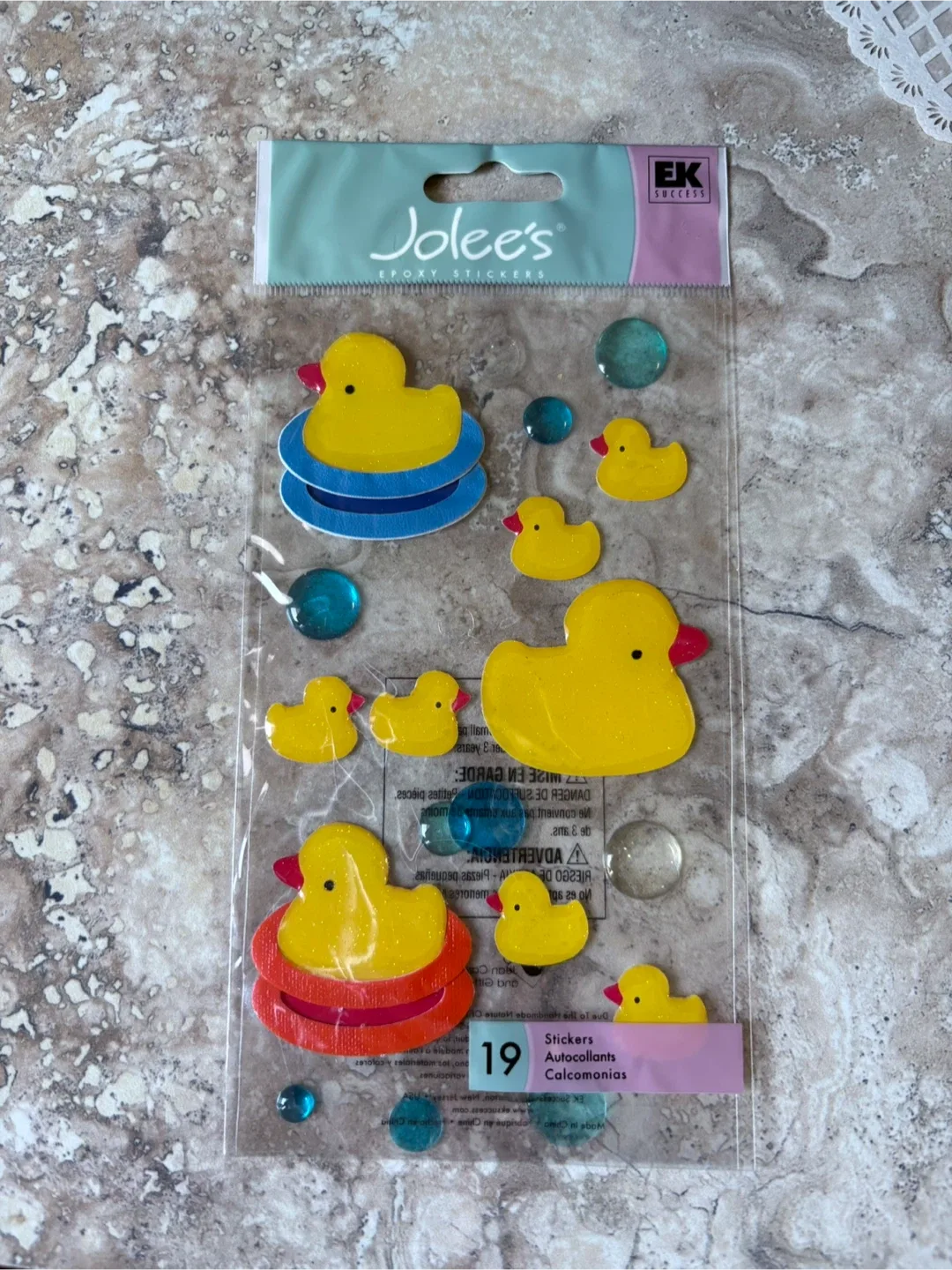 Jolee’s Rubber Duckies Epoxy Stickers NIP thumbnail