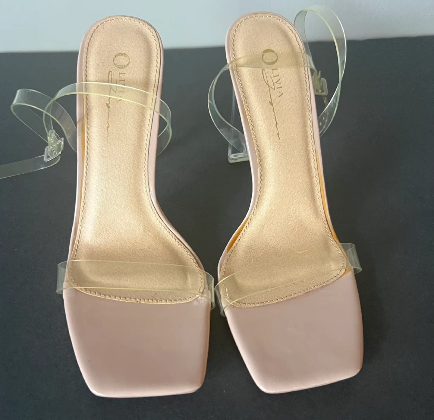 Olivia Jaymes women Clear Heels thumbnail