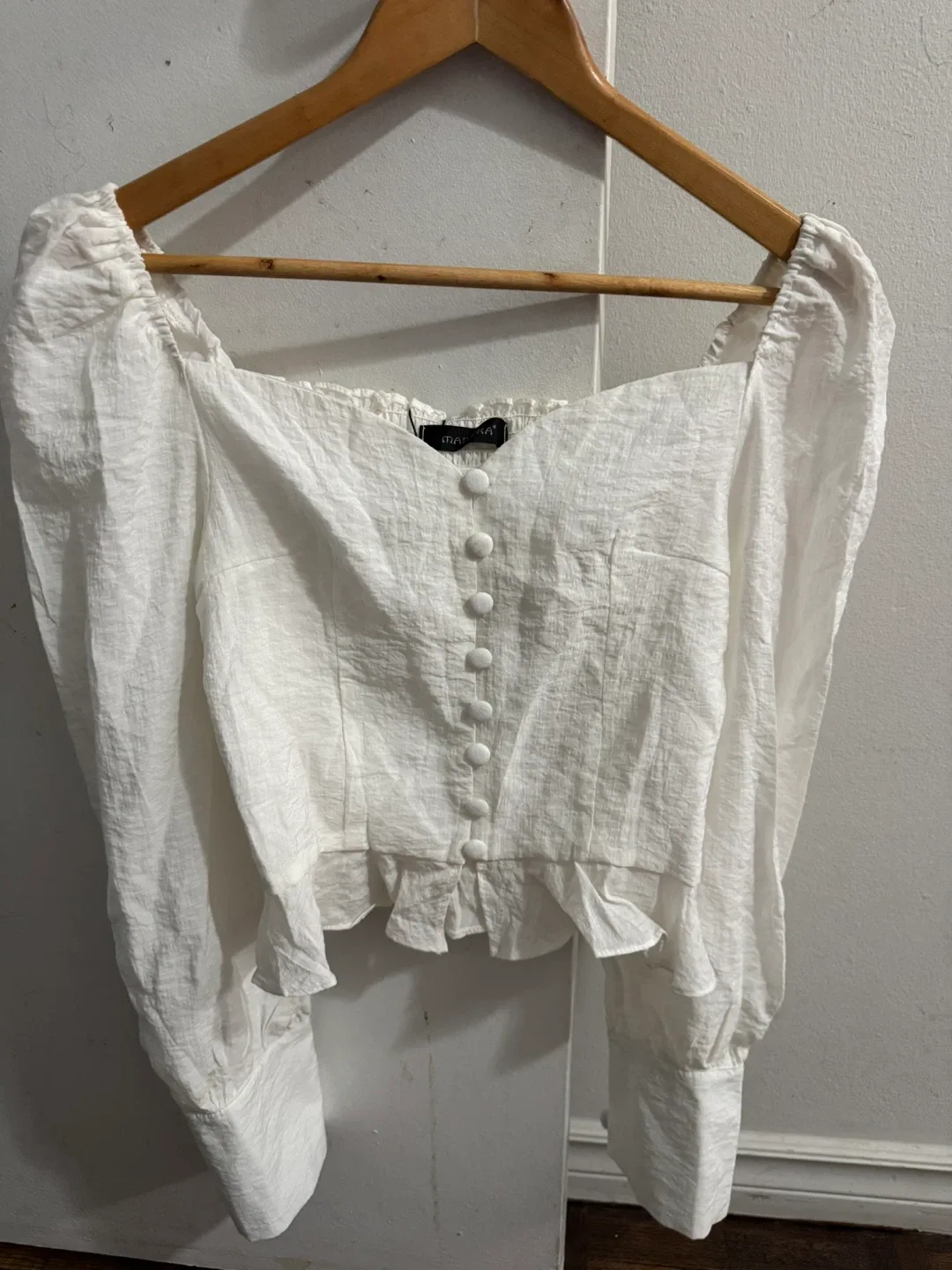 Motel Rocks White Blouse - New with Tags thumbnail