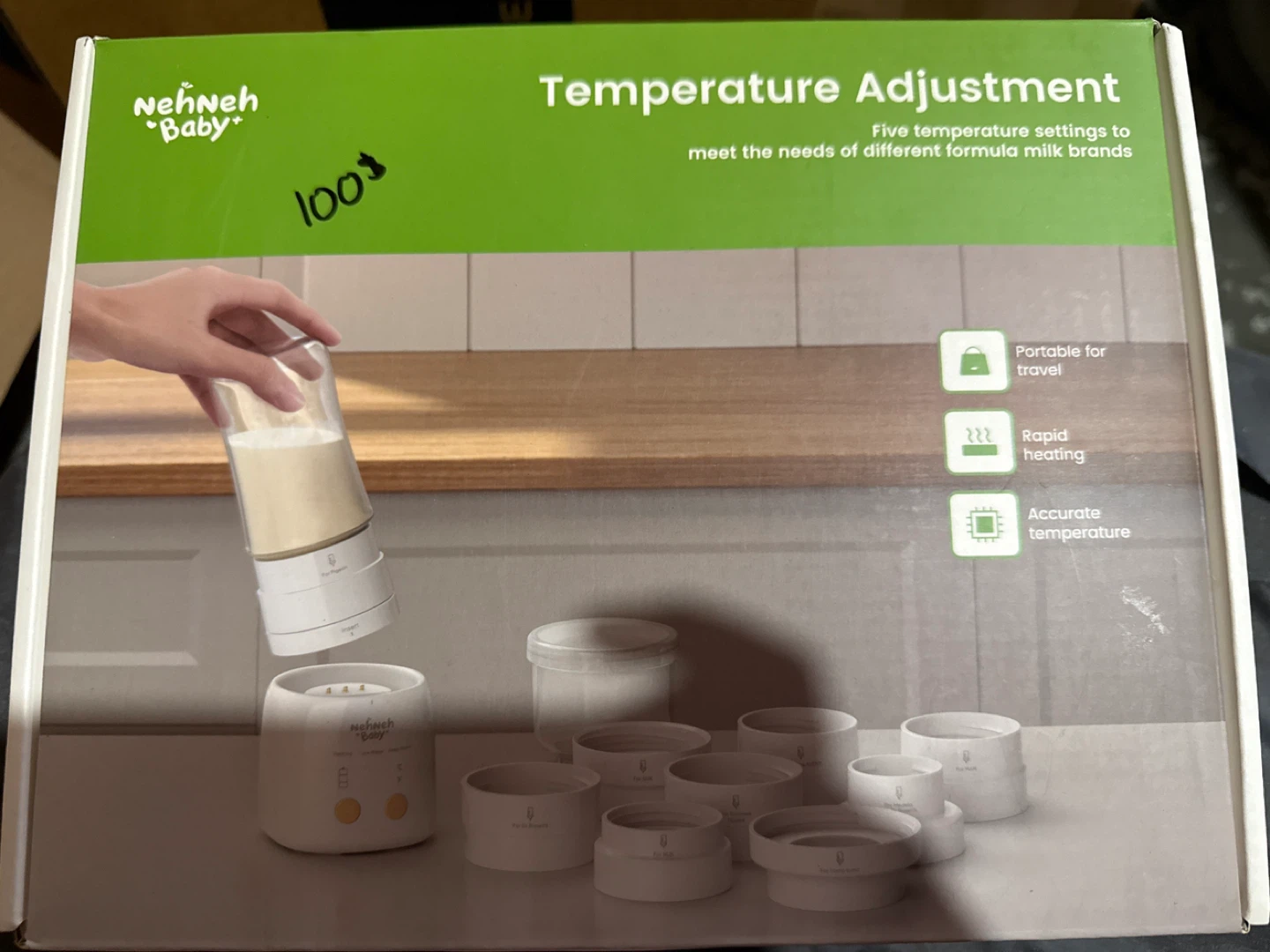 Nehneh Baby Formula Warmer - Temperature Adjustment