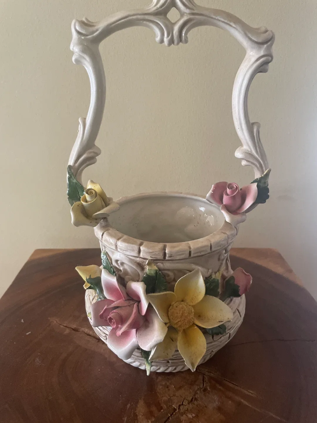 Capodimonte Floral Basket thumbnail