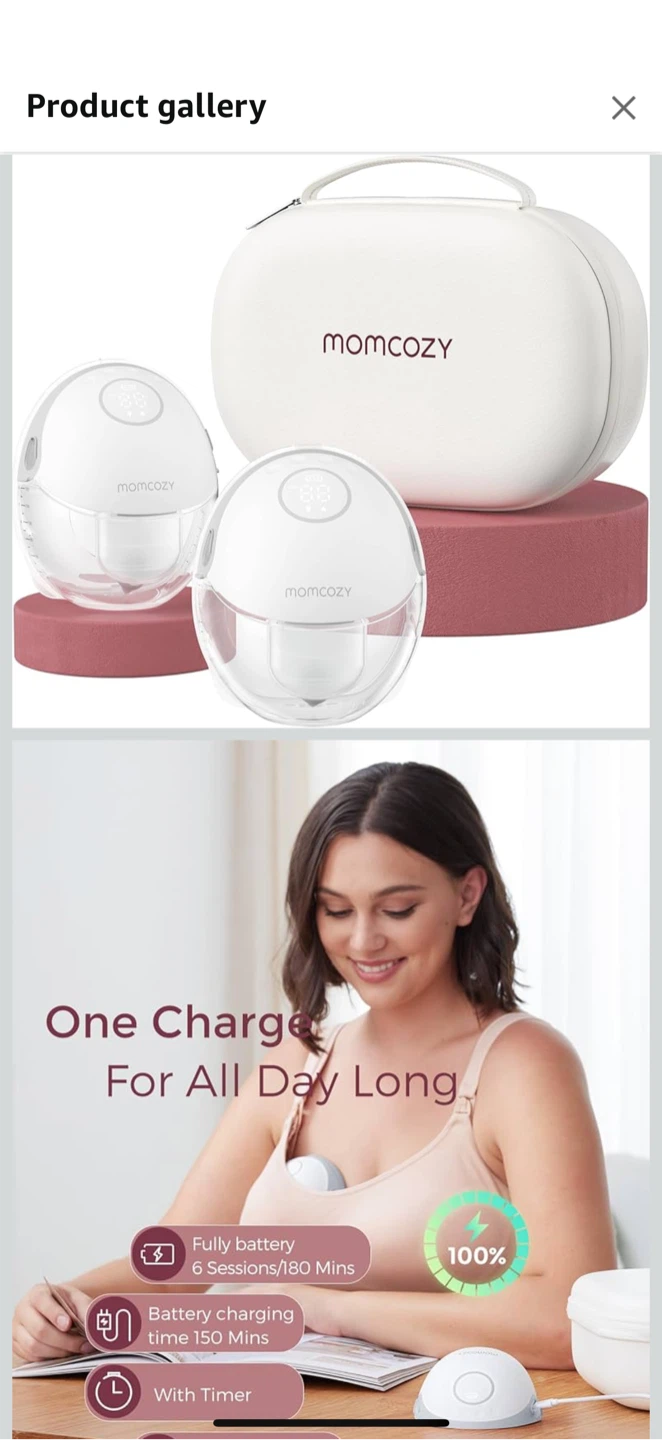 Momcozy Mobile Style Hands-Free Breast Pumps - Brand New! - photo 2
