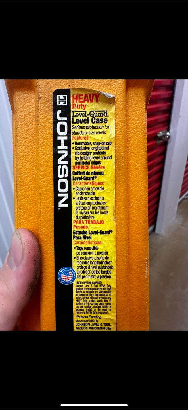 Johnson Heady Duty Level and Case - photo 2