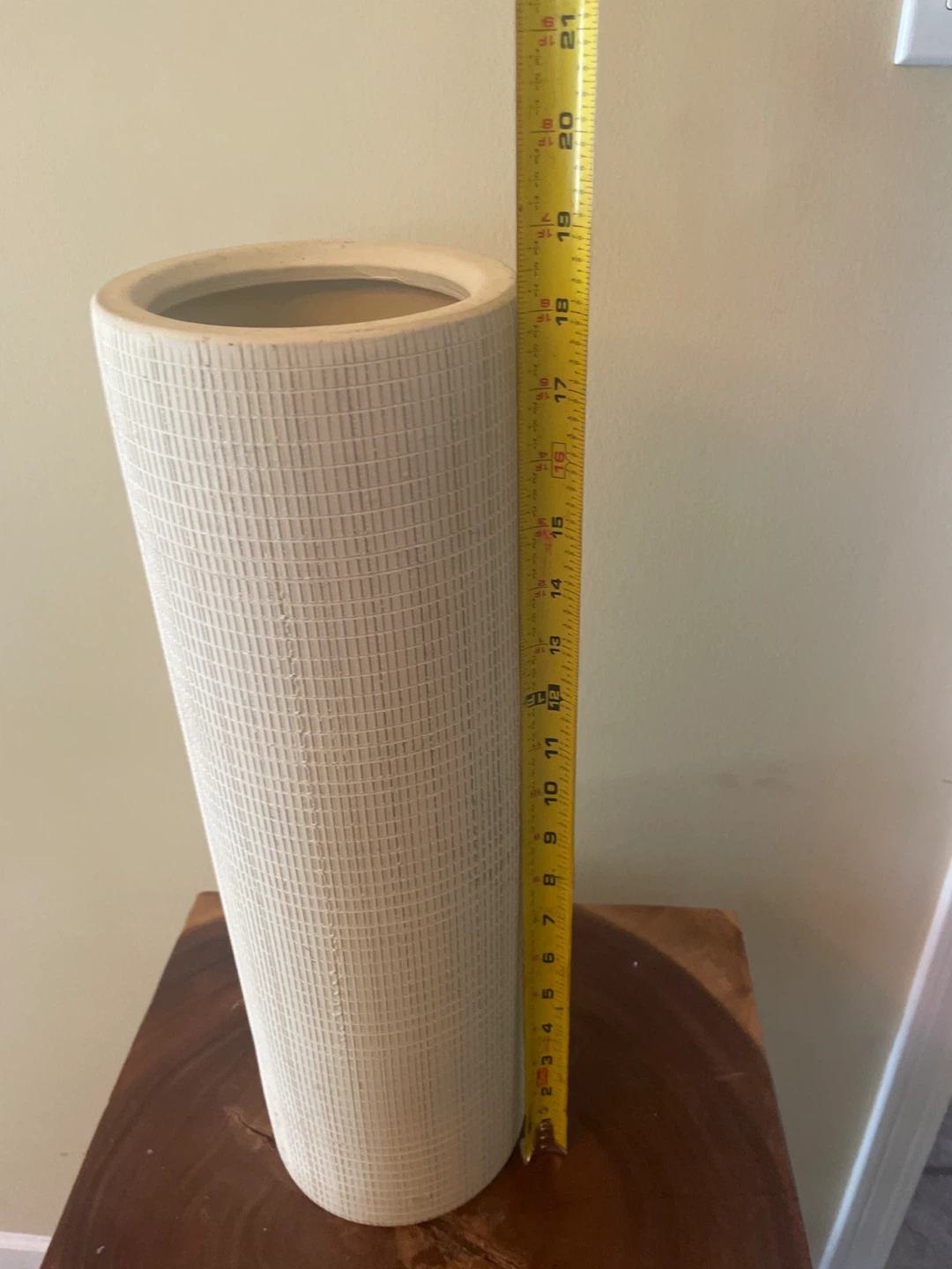 Tall Textured Ceramic Vase - photo 2