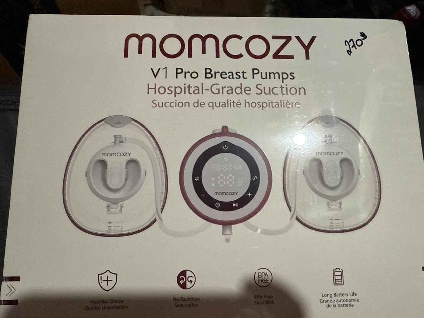 Momcozy V1 Pro Breast Pumps - Hospital Grade thumbnail