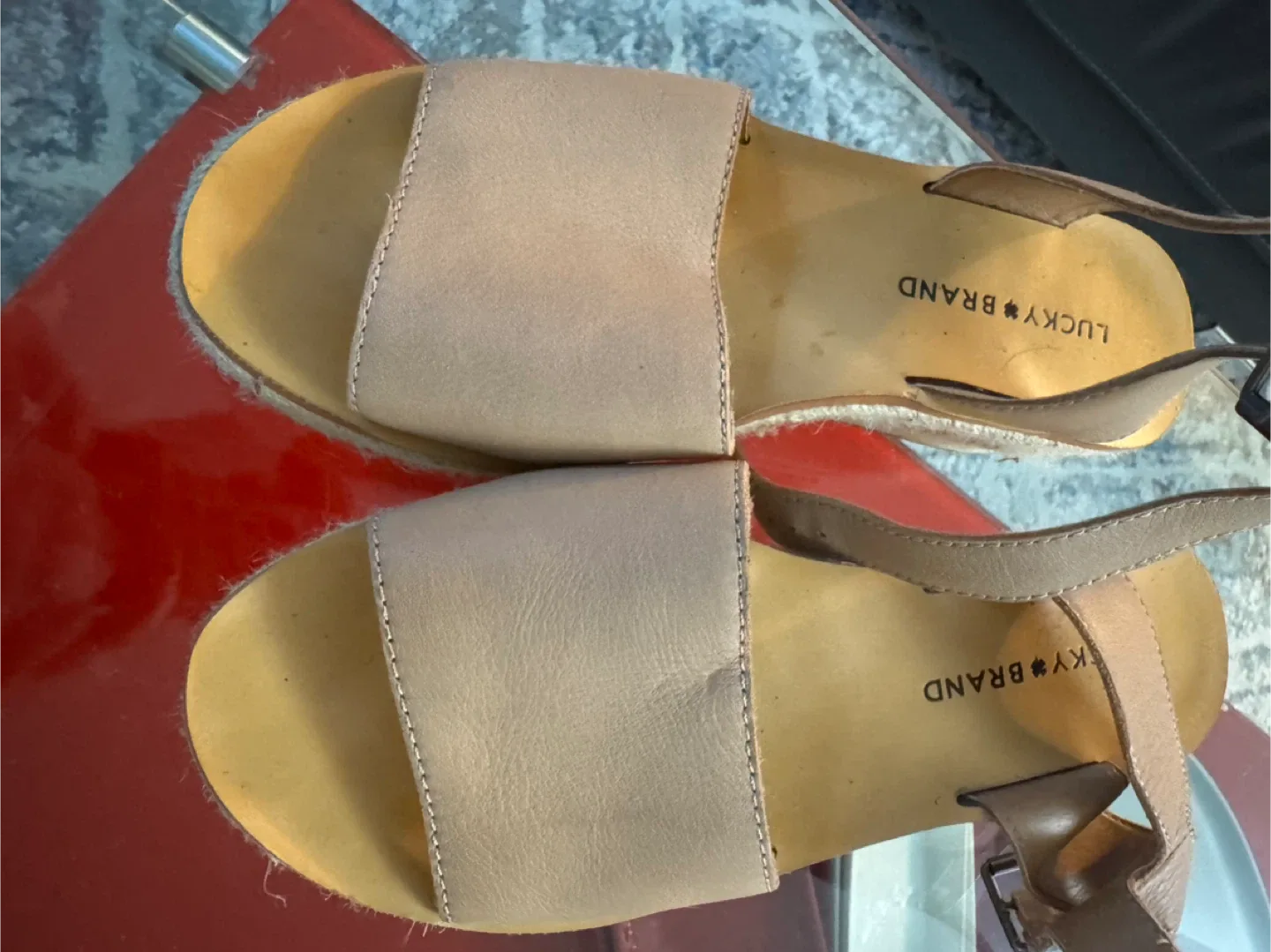 Lucky Brand Espadrille Sandals, Size 8 thumbnail