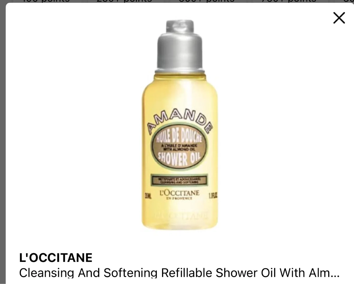 L'Occitane Almond Shower Oil 35ml thumbnail