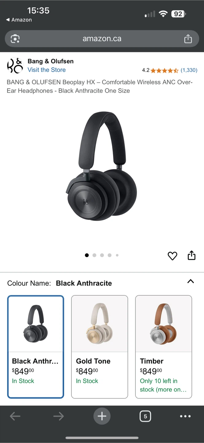 Bang & Olufsen Beoplay HX Headphones - photo 4