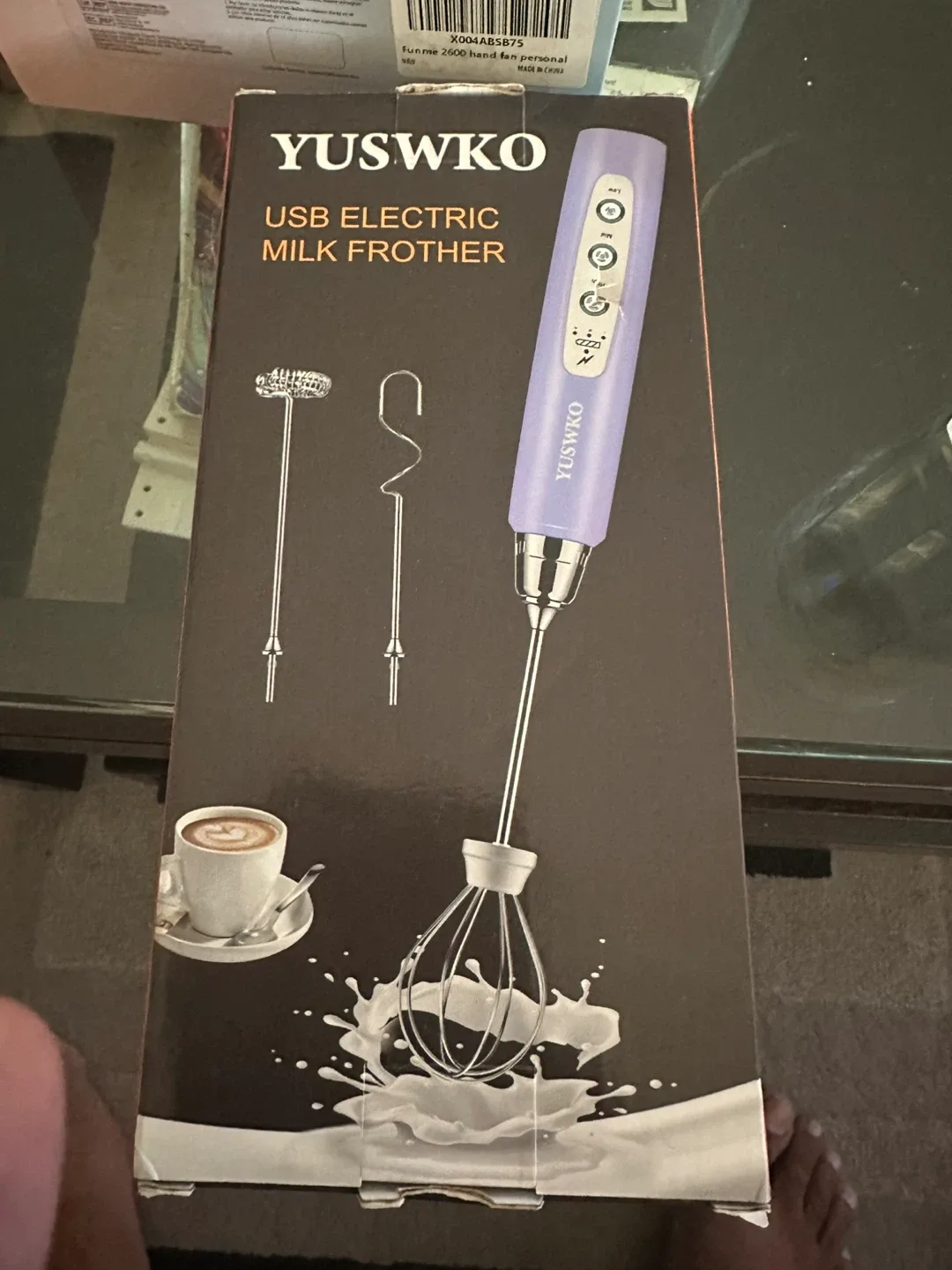 YUSWKO USB Electric Milk Frother - New in Box! image indicator(2)