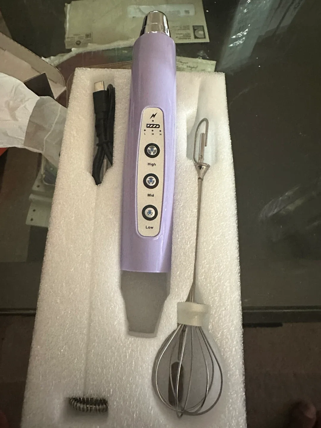 YUSWKO USB Electric Milk Frother - New in Box! thumbnail