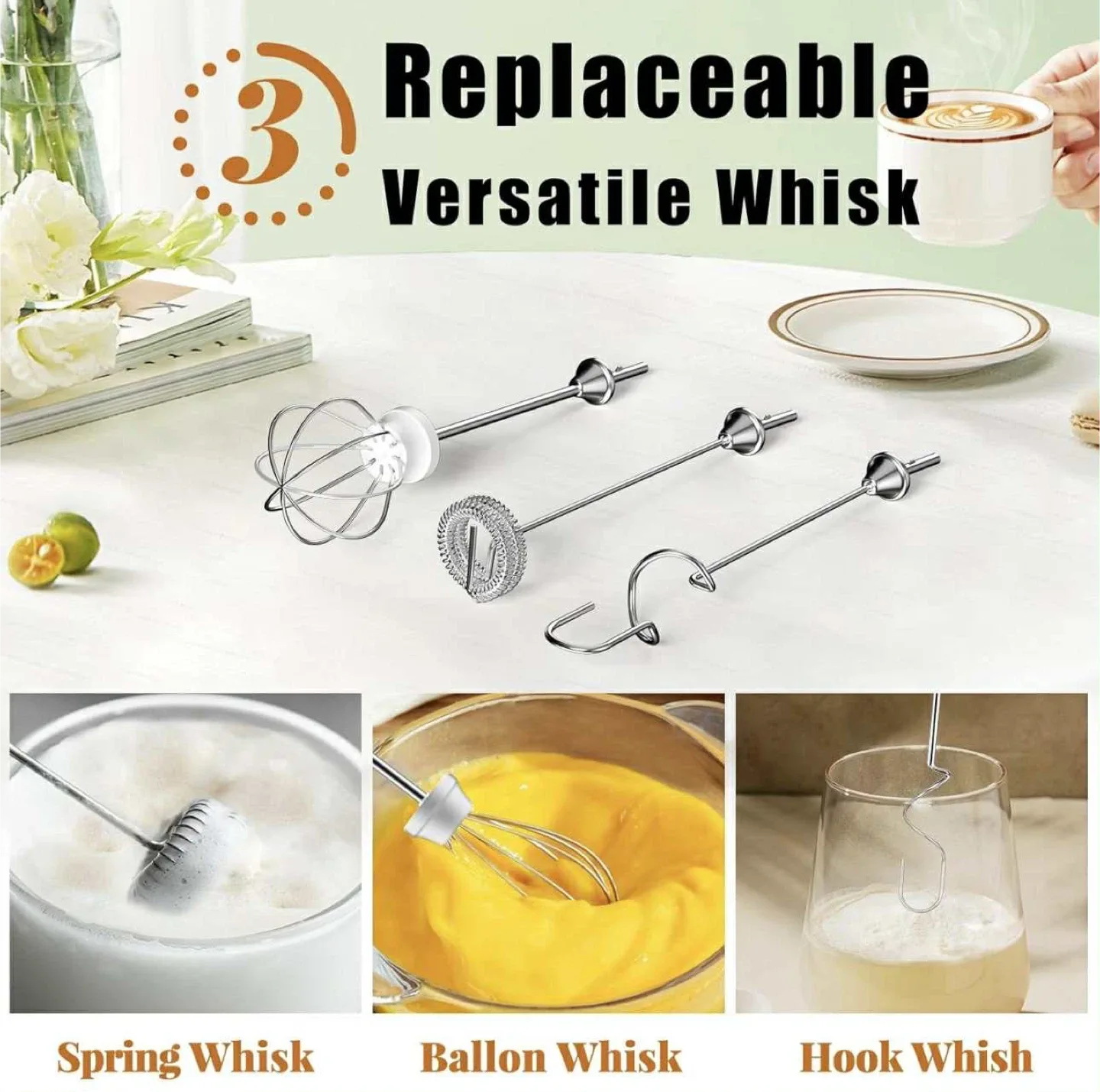 YUSWKO USB Electric Milk Frother - New in Box! image indicator(5)