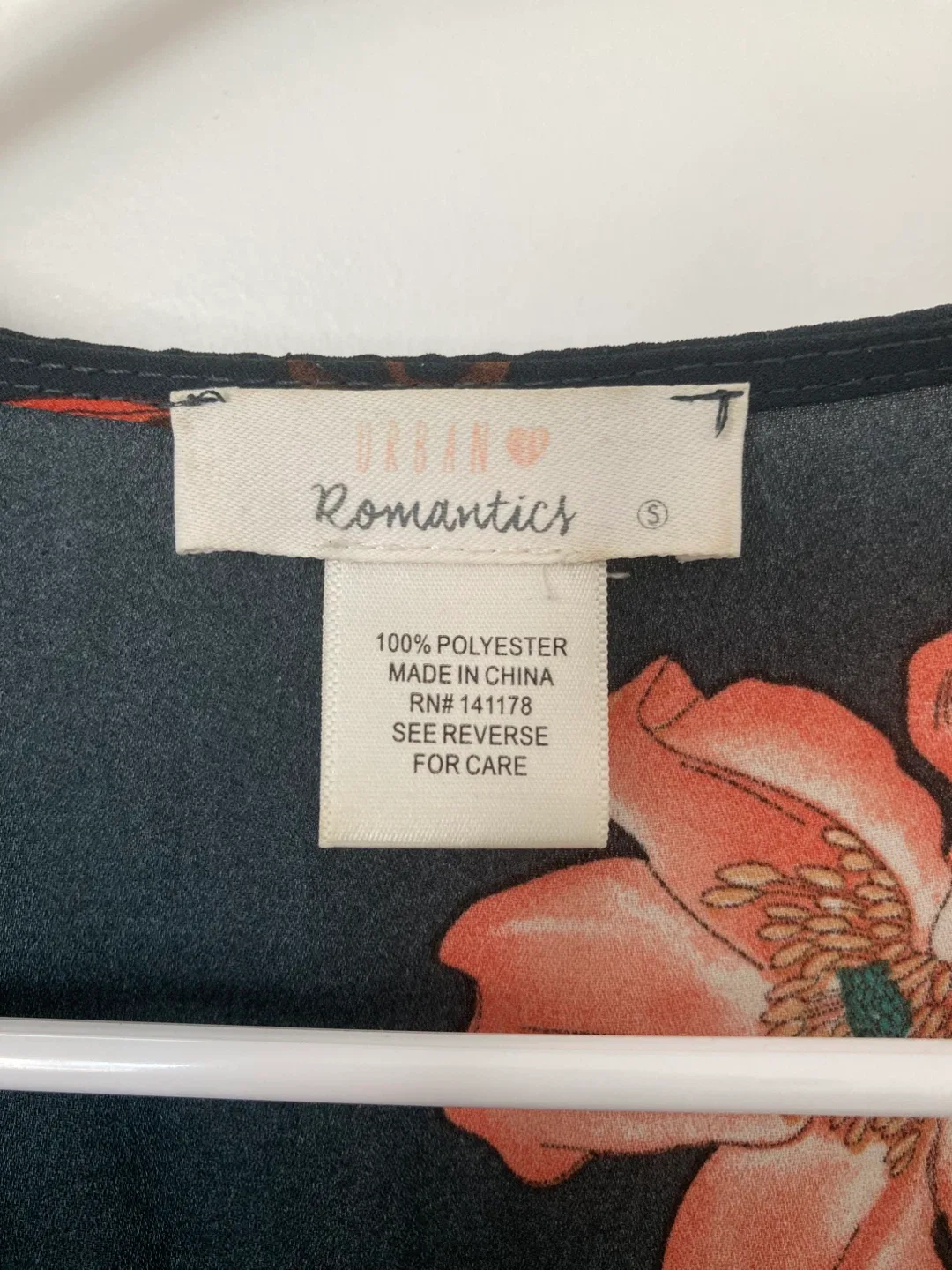 Urban Romantics Floral Tie-Front Blouse - Size S image indicator(2)