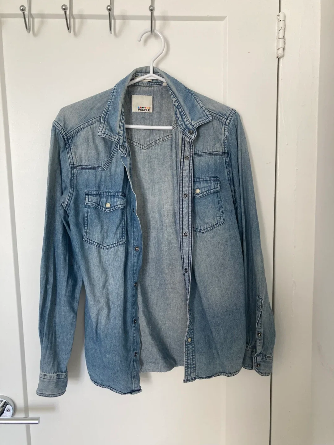 Nobody People Denim Shirt thumbnail