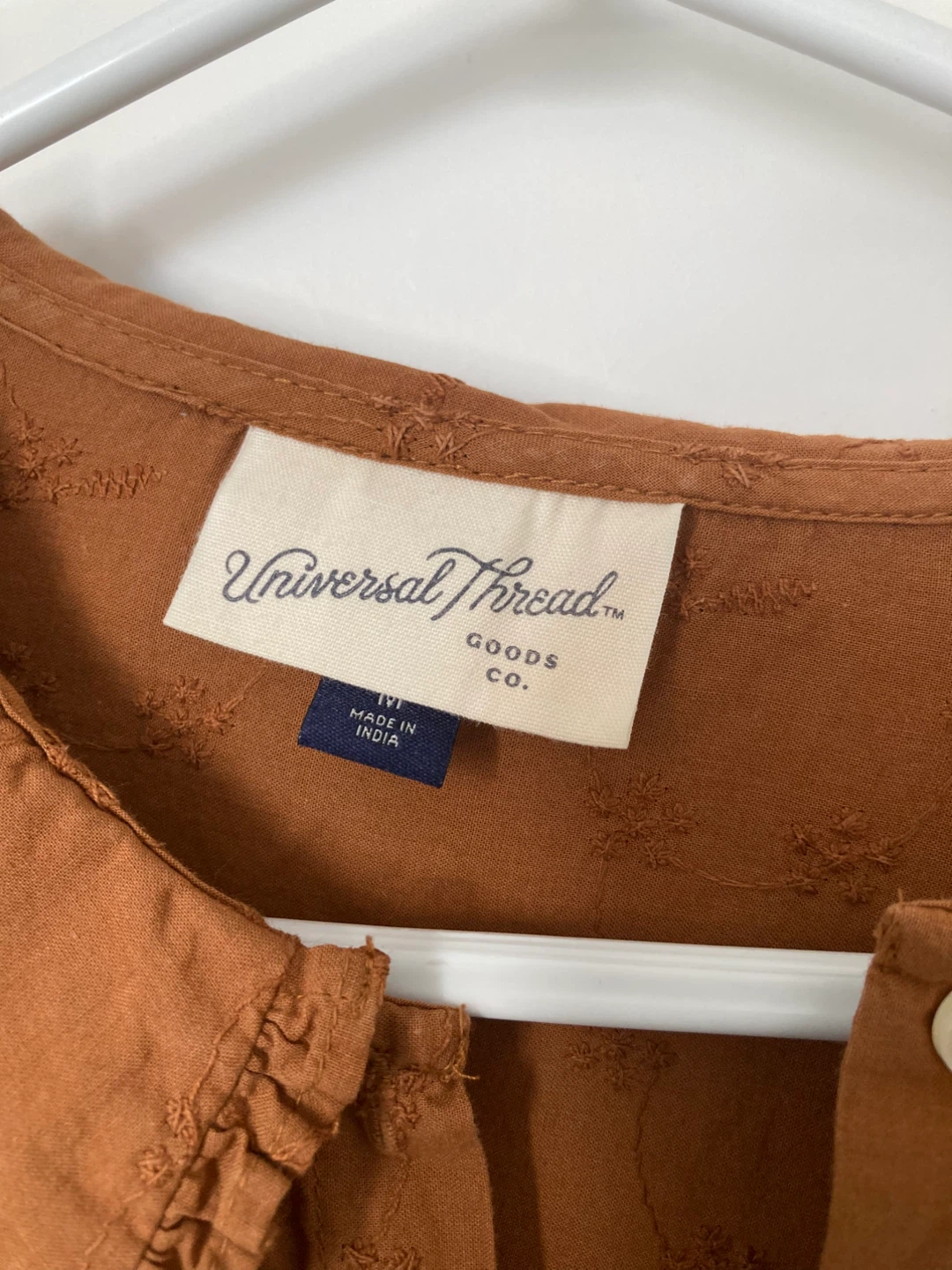 Universal Thread Brown Floral Blouse - Size M - photo 2