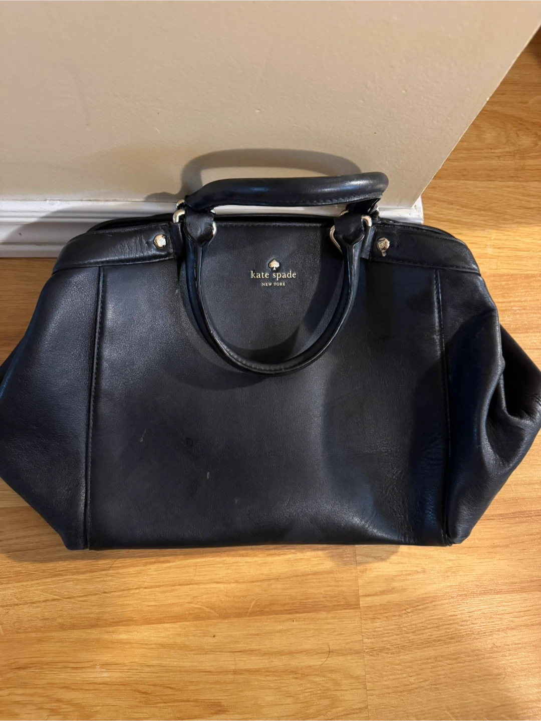 Kate Spade Black Leather Handbag