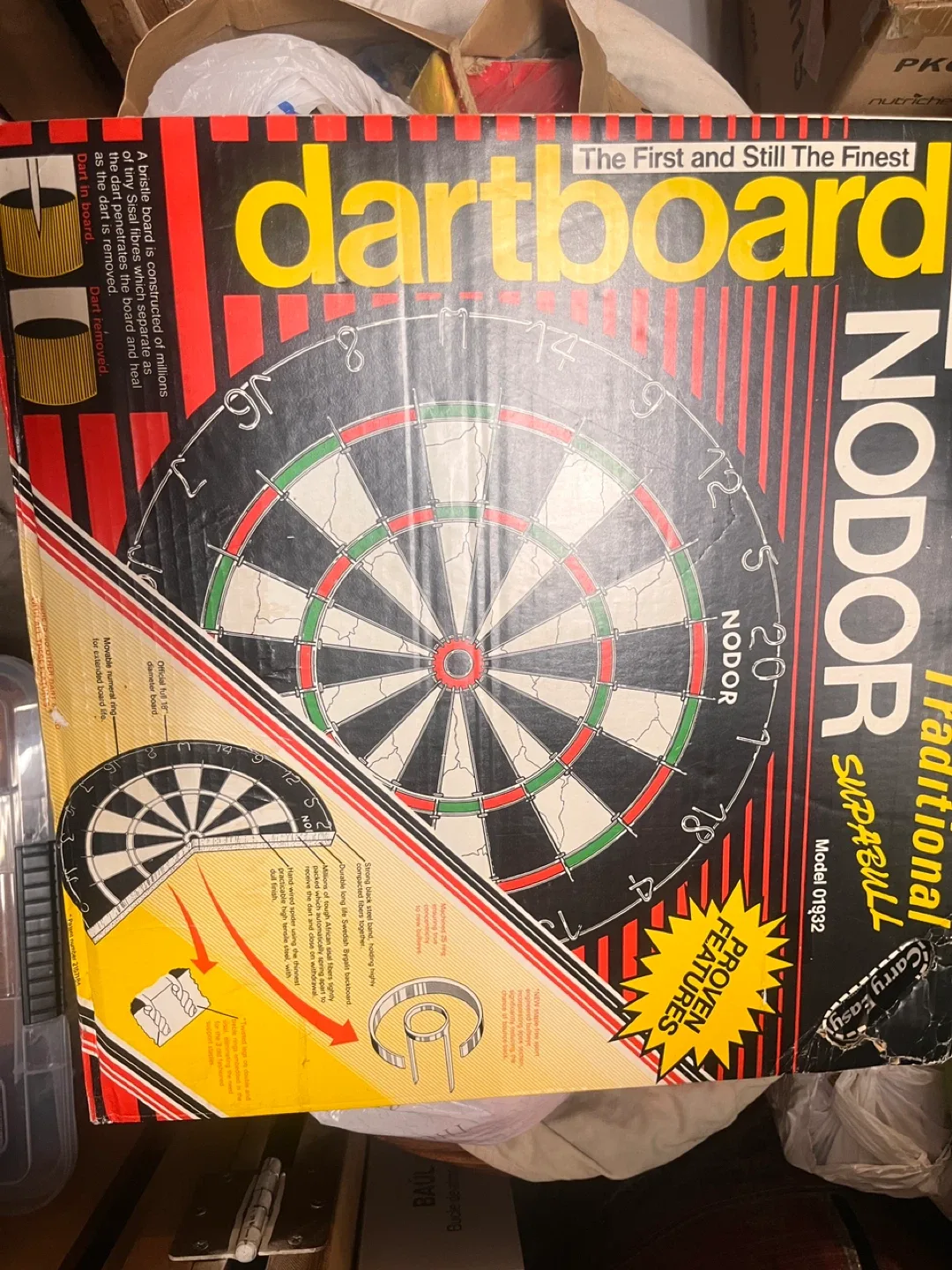 Nodor Supabull Traditional Dartboard Model 01932 thumbnail