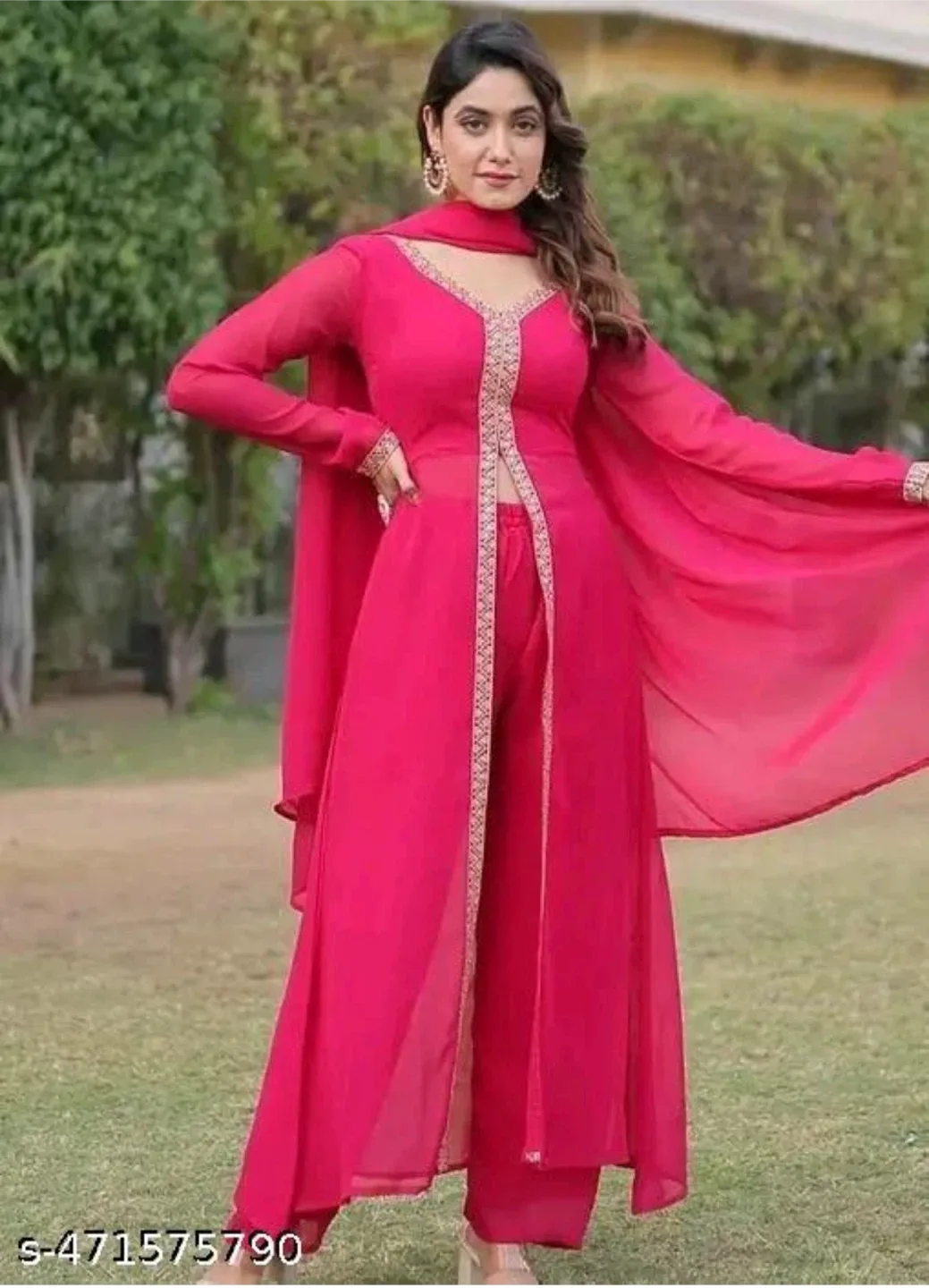 Pink Salwar Kameez Suit thumbnail