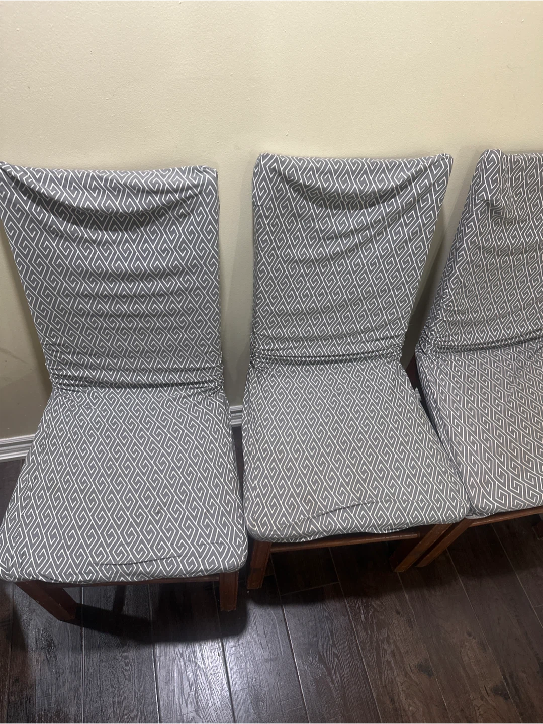 Set of 4 Dining Chairs with Covers - photo 2