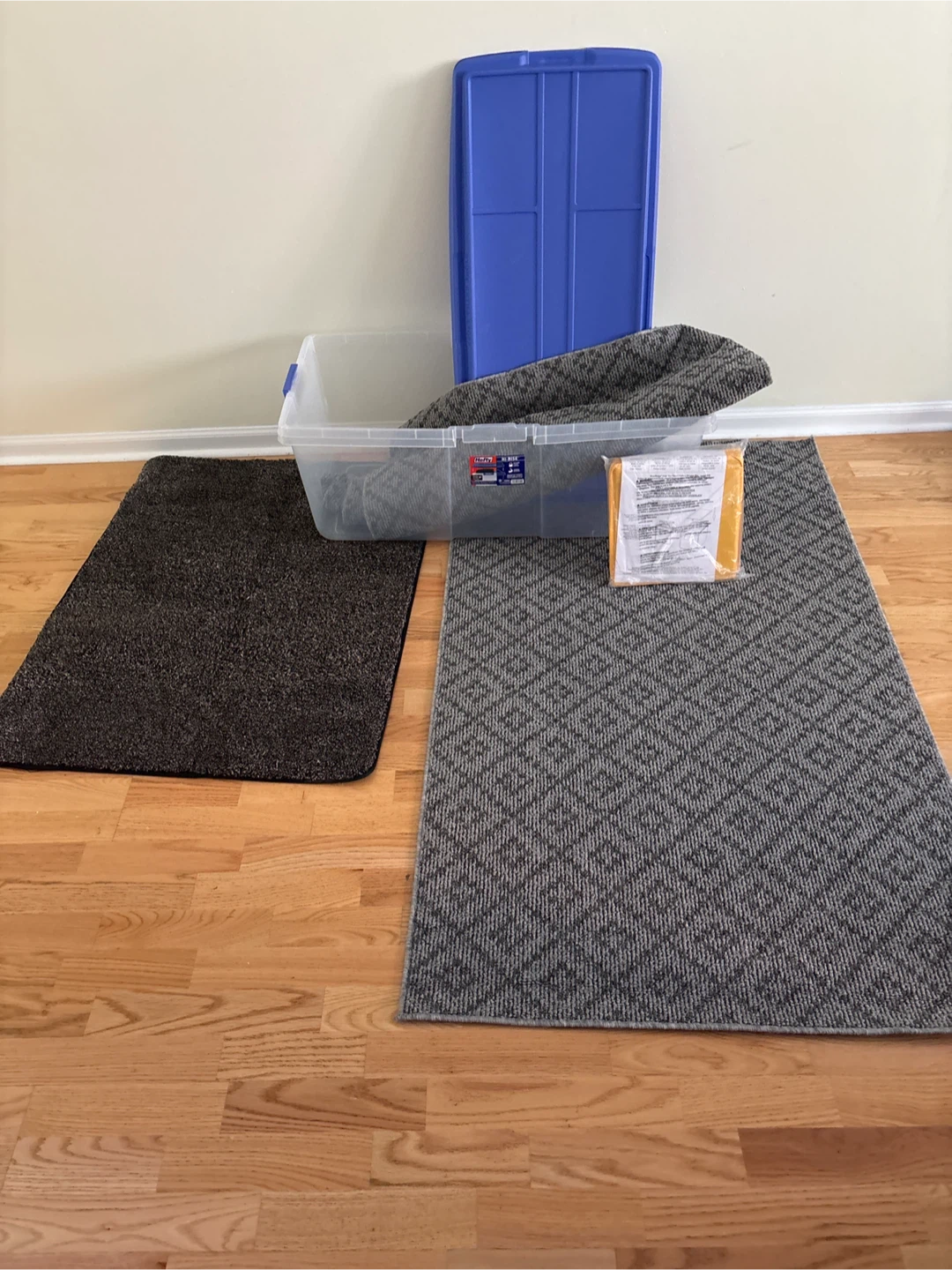 RiverRidge Kids Folding Storage Bins and rugs - 2 Piece