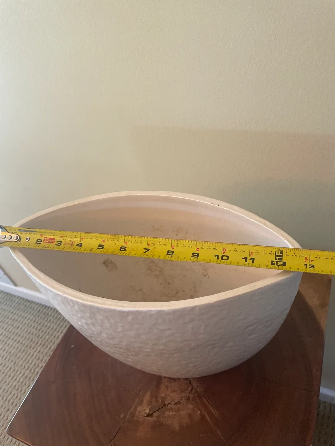 Large Decorative Bowl, Cream Colour image indicator(3)