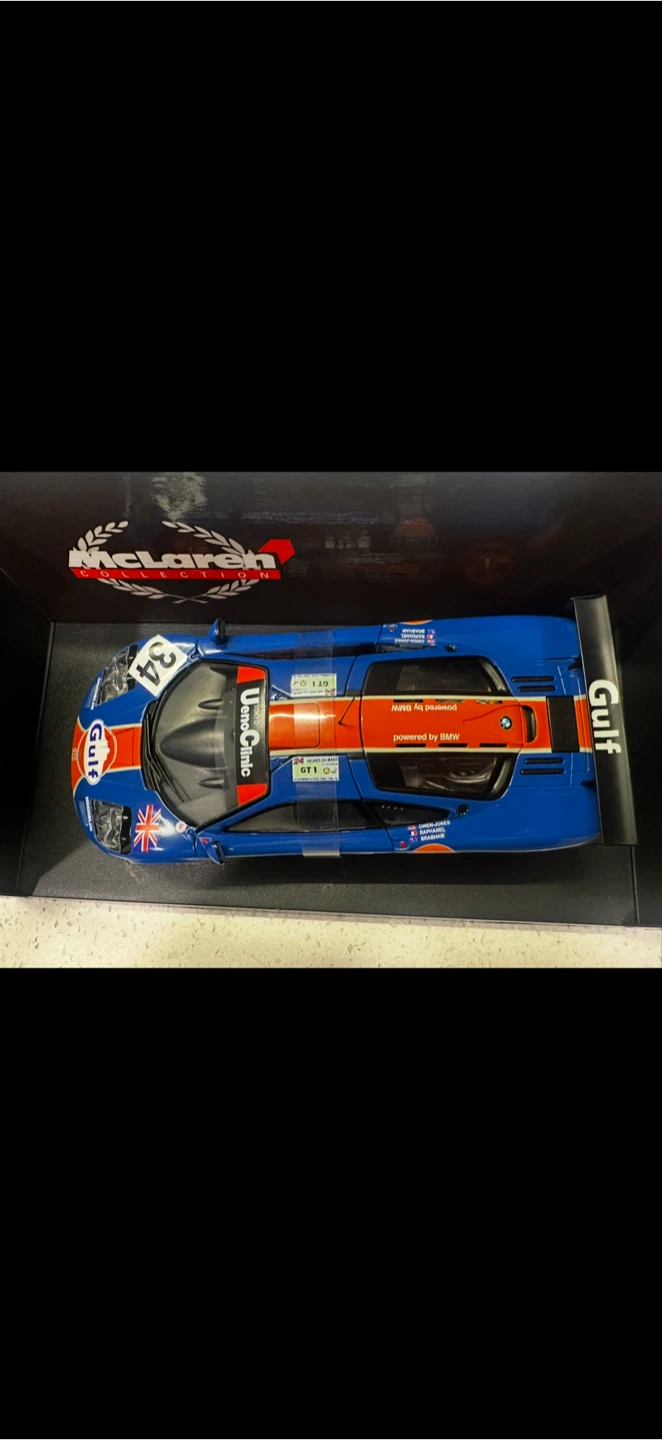 McLaren F1 GTR Gulf #34 1:18 Diecast Model Car - photo 5