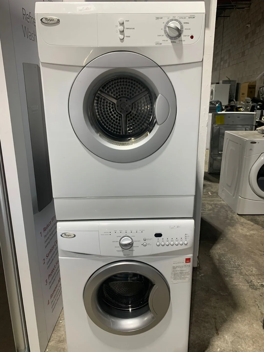 Whirlpool 24’ washer & dryer thumbnail