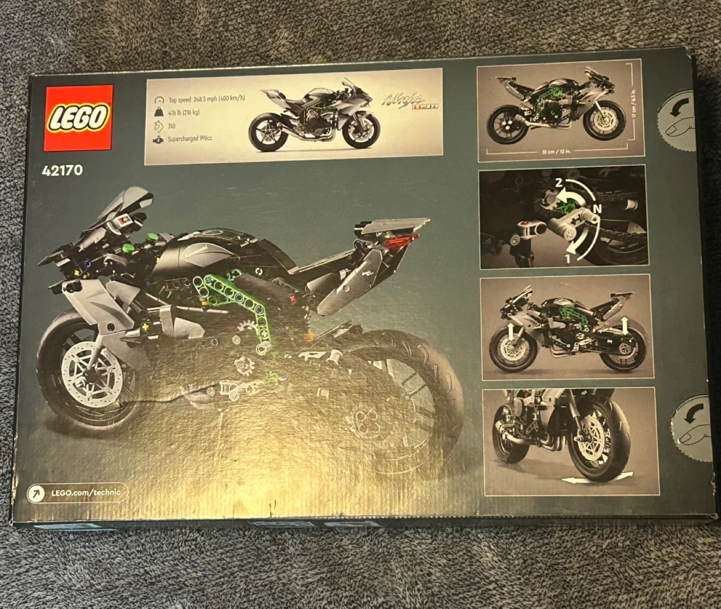 Lego Technic 42170 Kawasaki Ninja H2R image indicator(2)