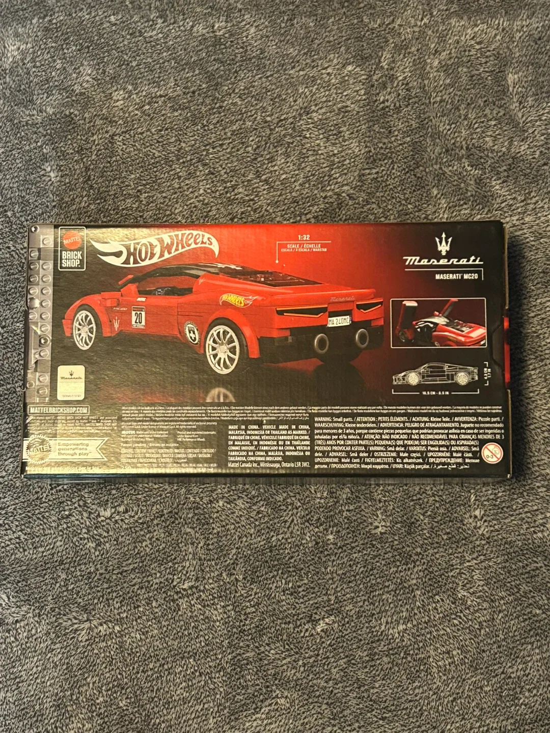 Hot Wheels Maserati MC20 Building Set - New in Box! image indicator(2)
