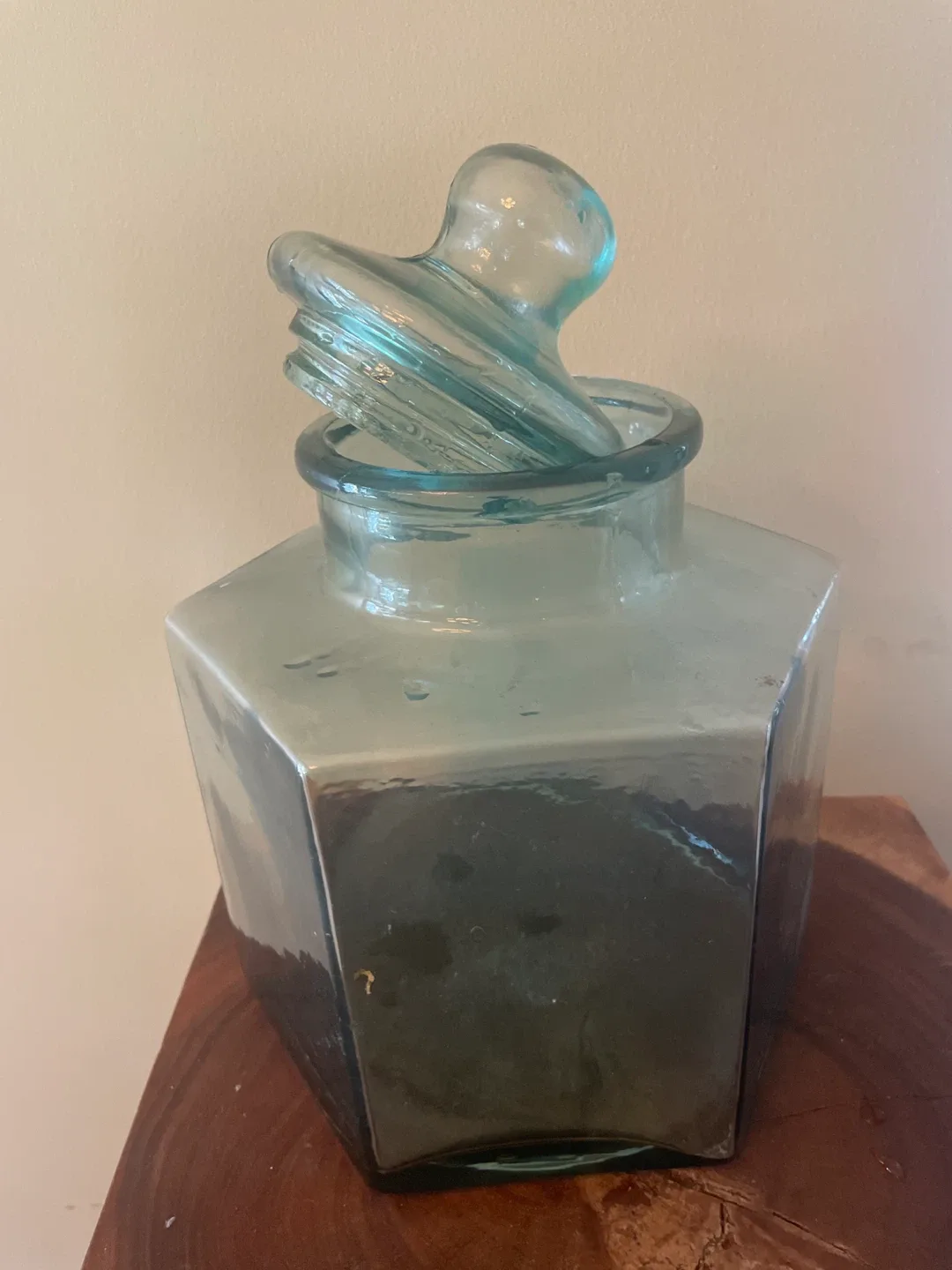 Large Glass Apothecary Jar with Lid image indicator(4)