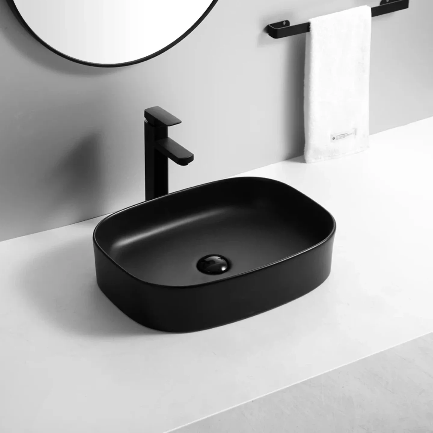 Black Bathroom Sink - Modern Style image indicator(3)