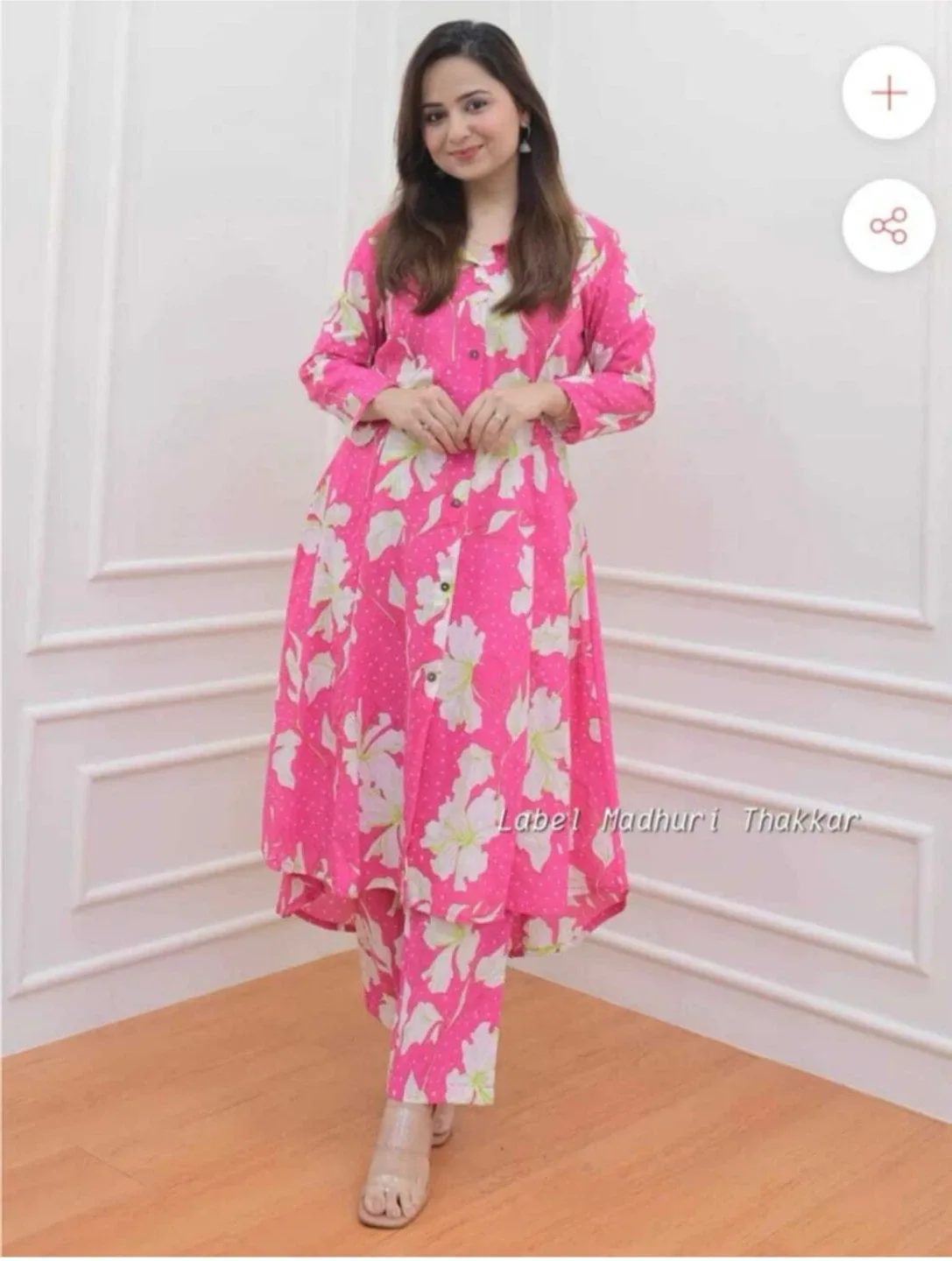 Label Madhuri Thakkar Floral Print Co-ord Set thumbnail